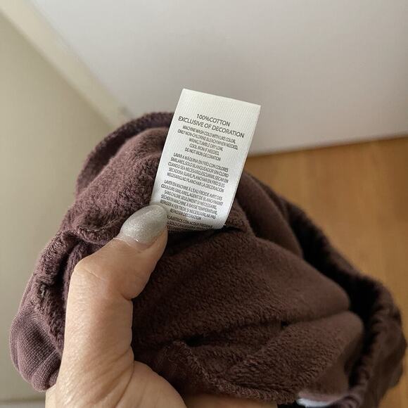 BOYS LIE hatchet cemetery maroon logo jogger sweatpants size Large - Picture 6 of 6